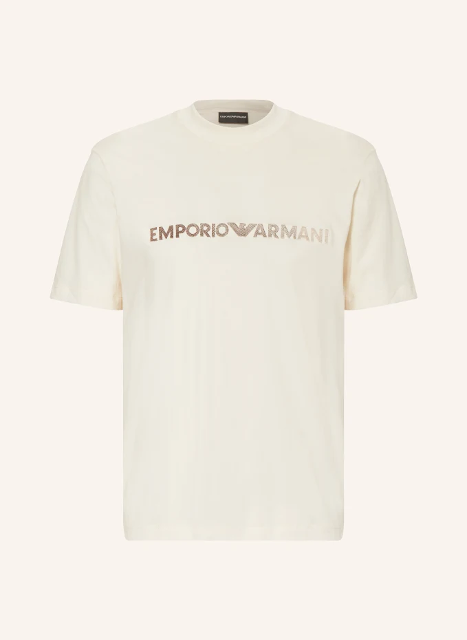 

Футболка Emporio Armani, экрю