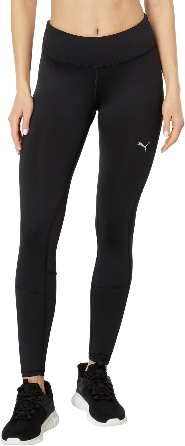 Брюки Run Favorite Regular Rise Long Tights PUMA, черный