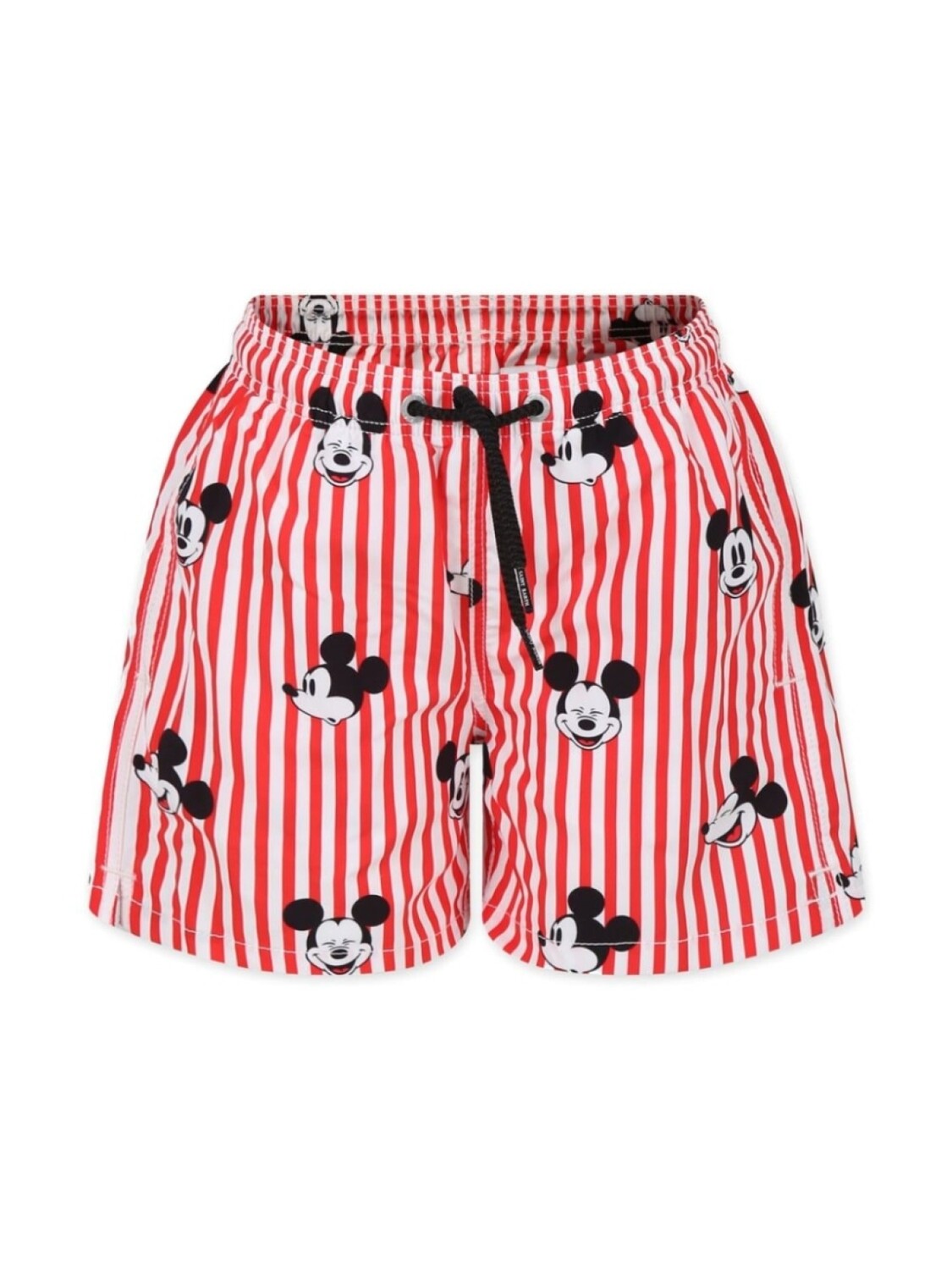 

MC2 Saint Barth Kids x Disney Mickey полосатые шорты для плавания, красный