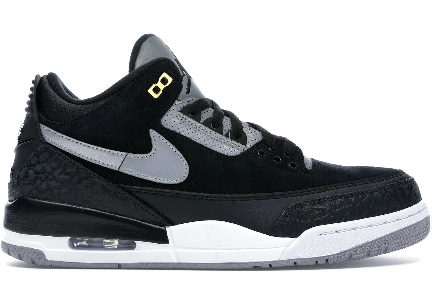 

Кроссовки Nike Air Jordan 3 Retro Tinker, черный / серый