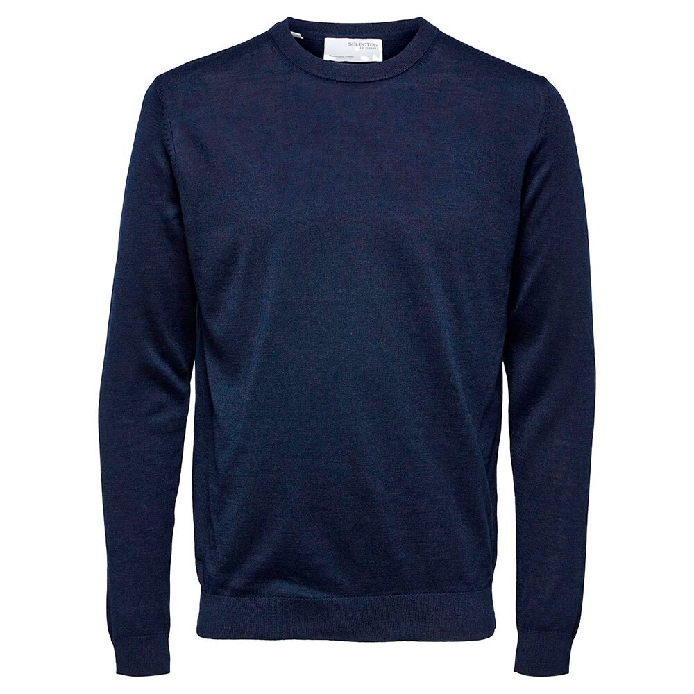 

Свитер Selected Town Merino Coolmax Knit, синий