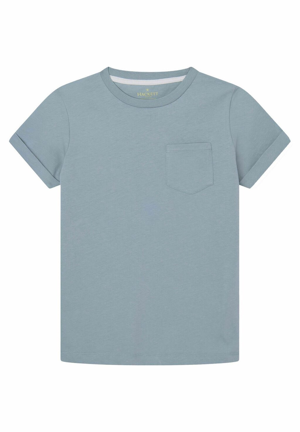 

Футболка с принтом POCKET Hackett London, цвет duck egg