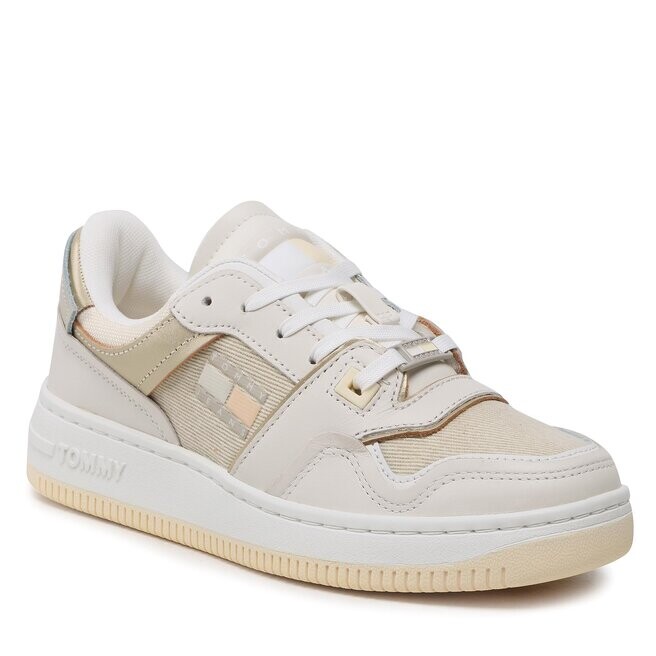 

Кроссовки Tommy Jeans TjwRetro Basket, экрю, Бежевый