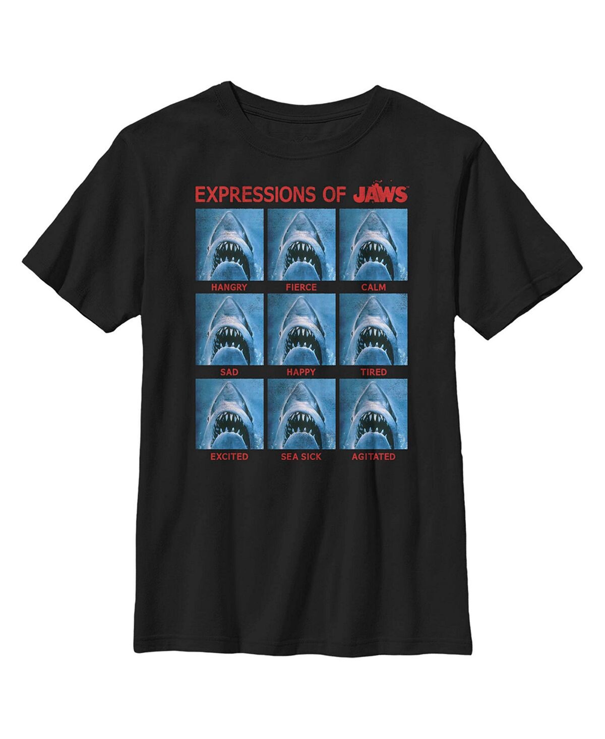 

Детская футболка Boy's Jaws Expressions of Jaws NBC Universal