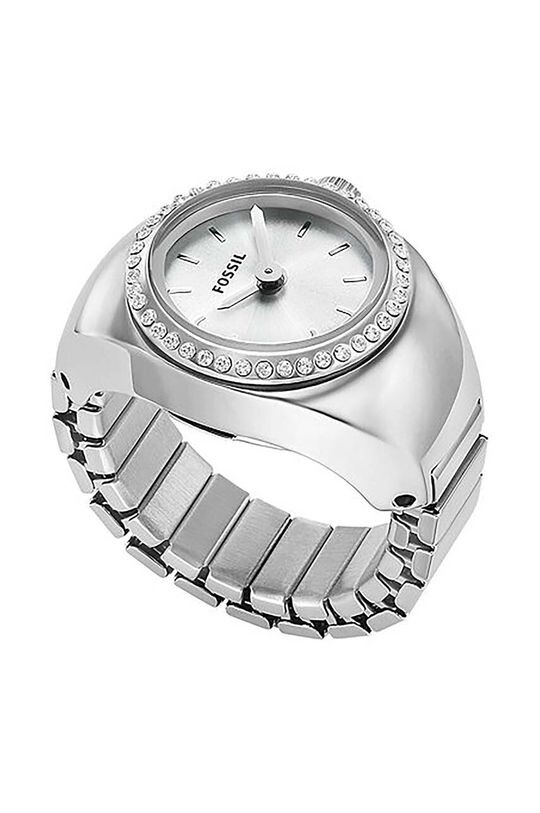

Ископаемые часы Fossil, серебро