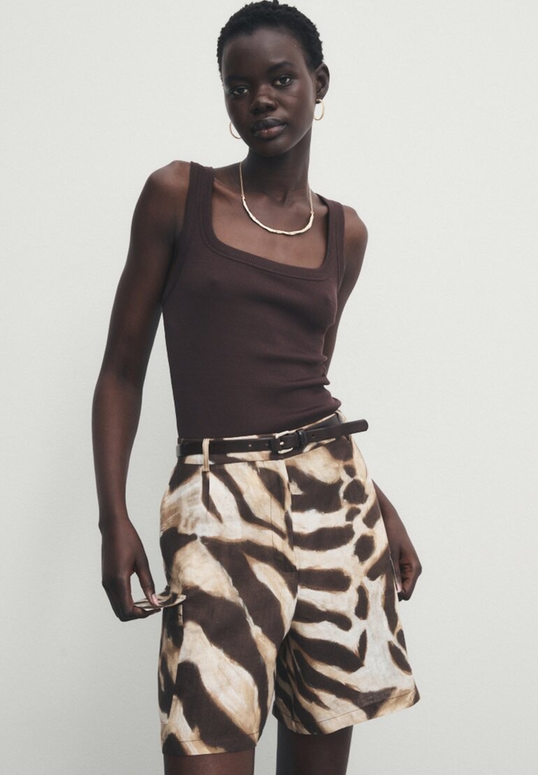 

Шорты Massimo Dutti, коричневый