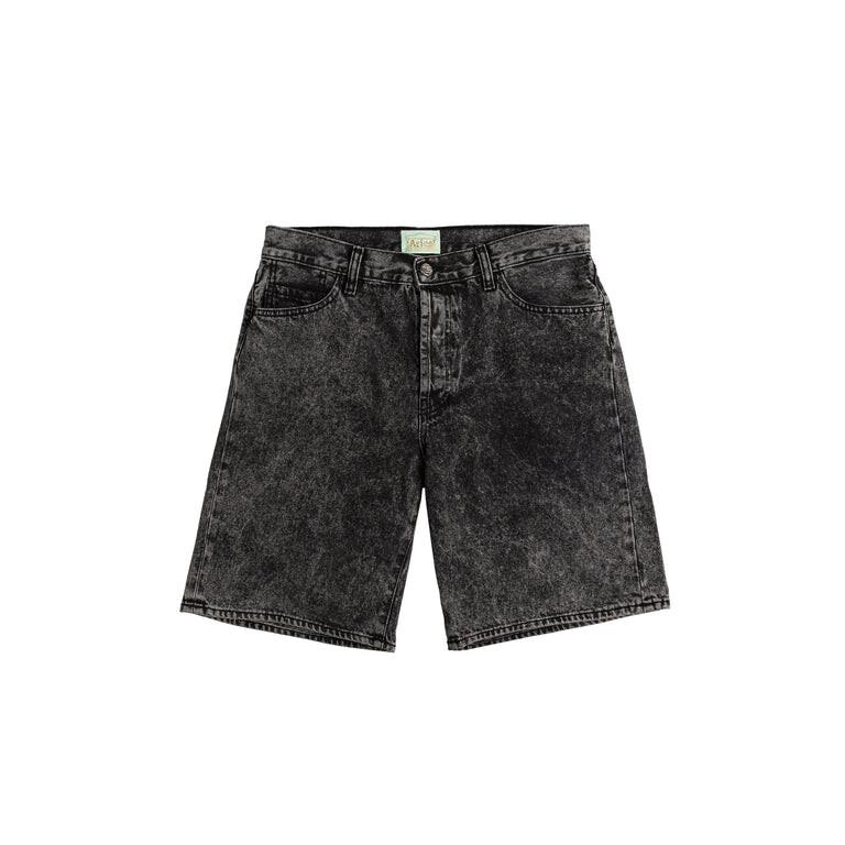 Джинсы Acid Wash Denim Short Aries, черный куртка zara acid wash denim серо зеленый