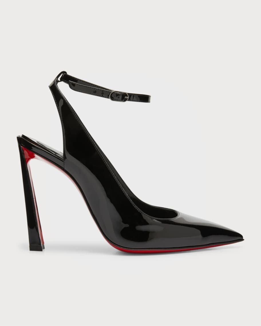 

Туфли-лодочки Condora с красной подошвой и ремешком на щиколотке Christian Louboutin