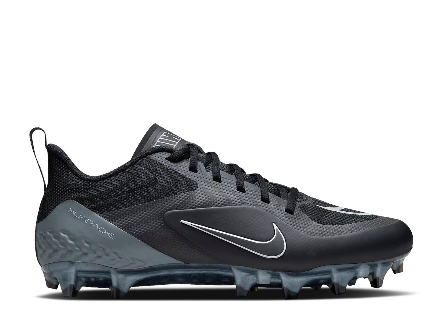 

Кроссовки Nike Alpha Huarache 8 Pro 'Black Light Smoke Grey', черный