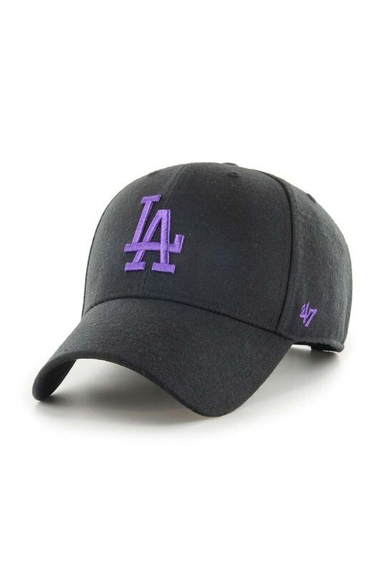 

Бейсболка MLB Los Angeles Dodgers из смесовой шерсти 47brand, черный