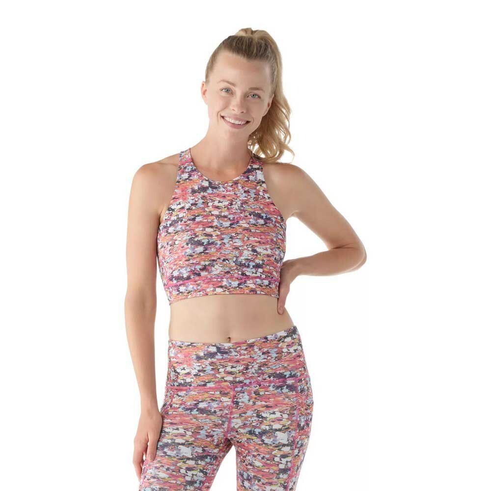 

Спортивный топ Smartwool Active High Support, розовый