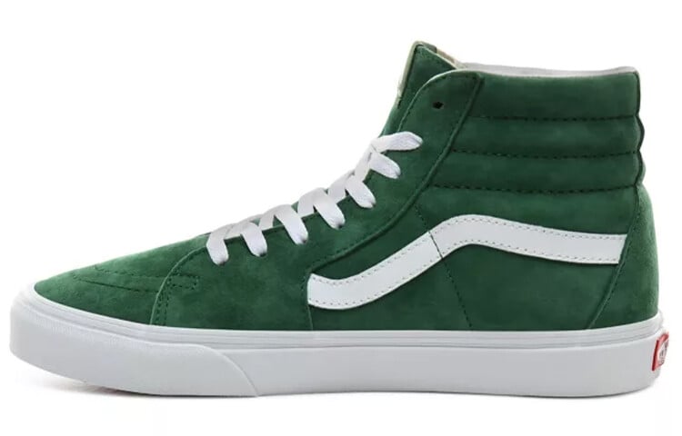 

Туфли для скейтбординга унисекс Vans SK8 HI Зеленый/Белый