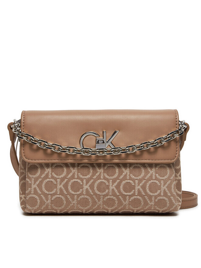 

Наплечная сумка Calvin Klein Re-Lock Mini K60K612642, бежевый