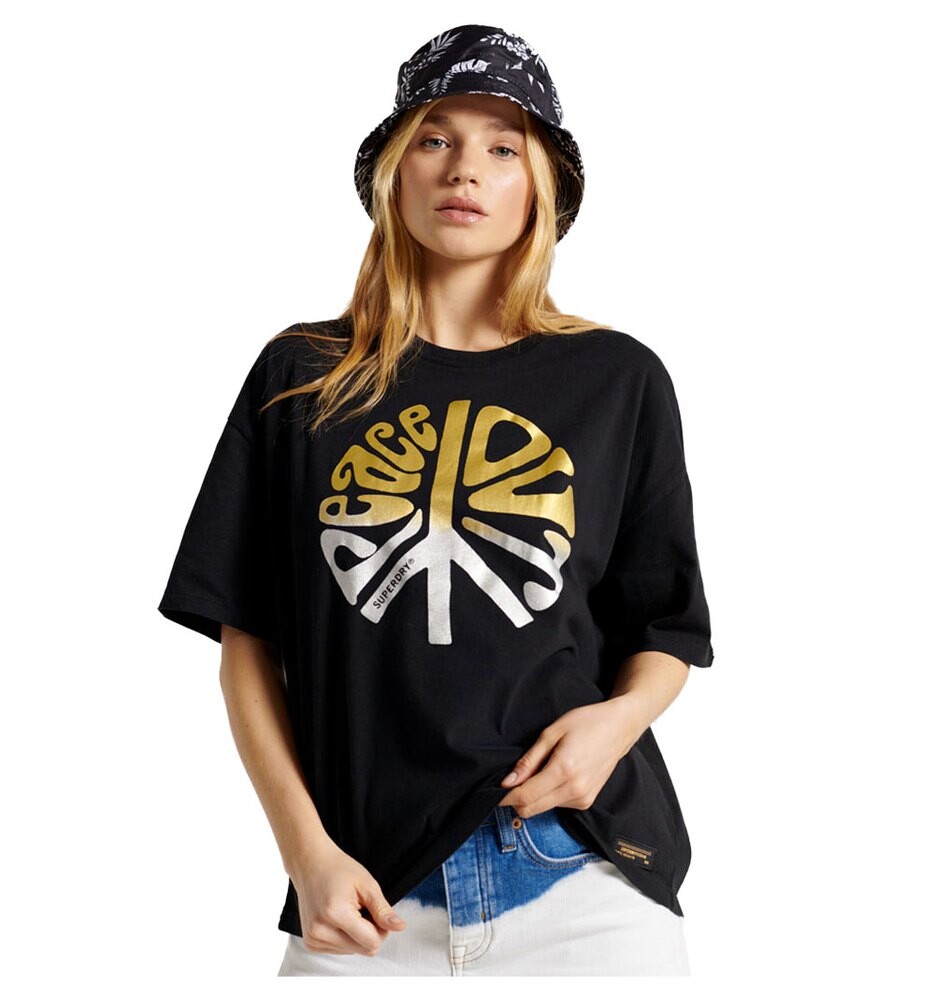 

Футболка Superdry Military Narrative Boxy, черный