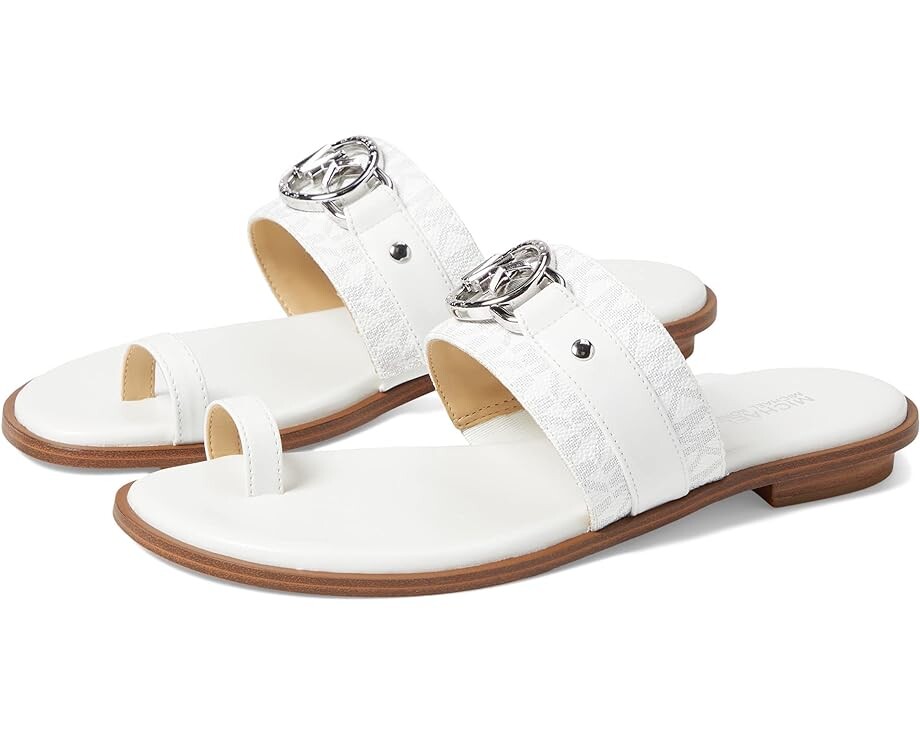 

Сандалии Michael Kors Rory Flat Thong, цвет Optic White