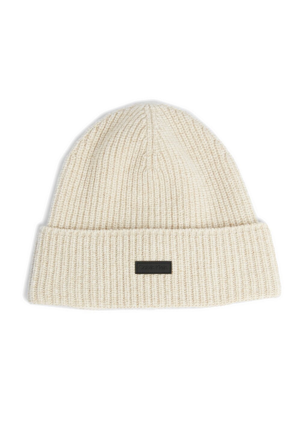 

Шапка Calvin Klein DADDY BEANIE UNISEX, цвет egret