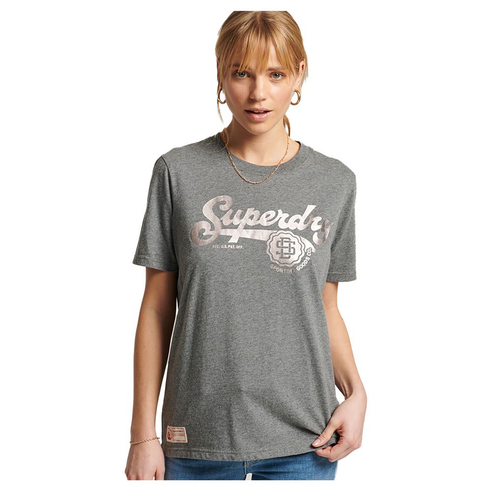 

Футболка Superdry Vintage Script Style Coll, серый