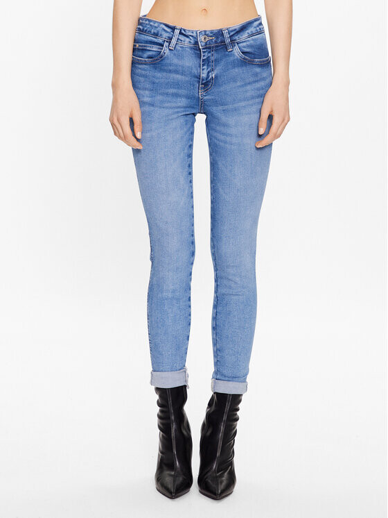 

Джинсы скинни Guess, синий