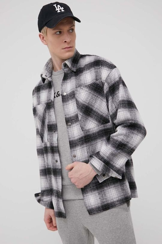 

Рубашка Джек и Джонс Jack & Jones, серый