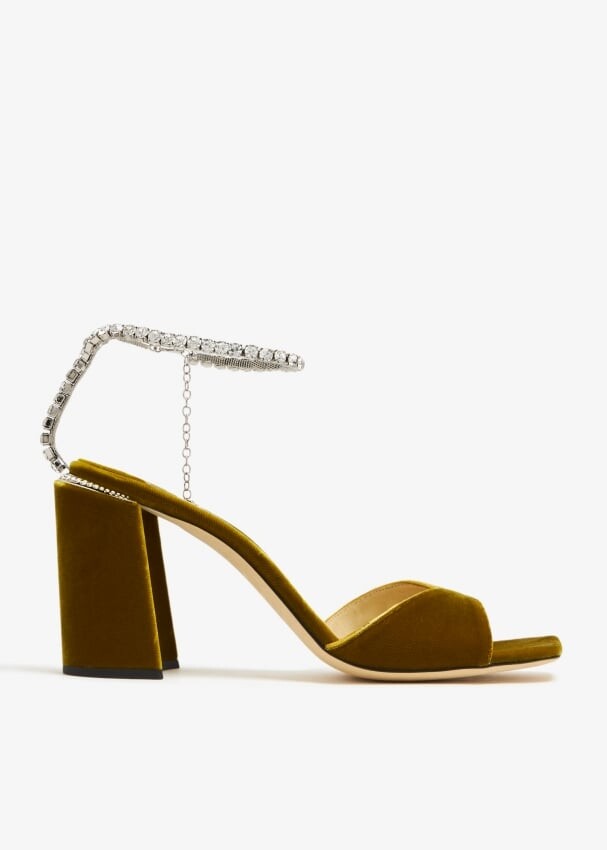 

Сандалии Jimmy Choo Saeda 85, желтый