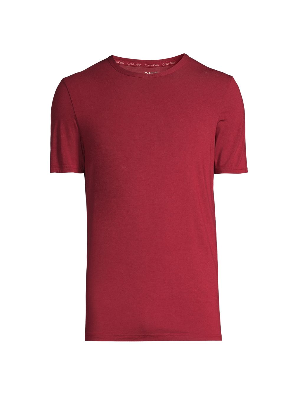 Ультрамягкая футболка с круглым вырезом Modern Lounge Calvin Klein, красный цена и фото
