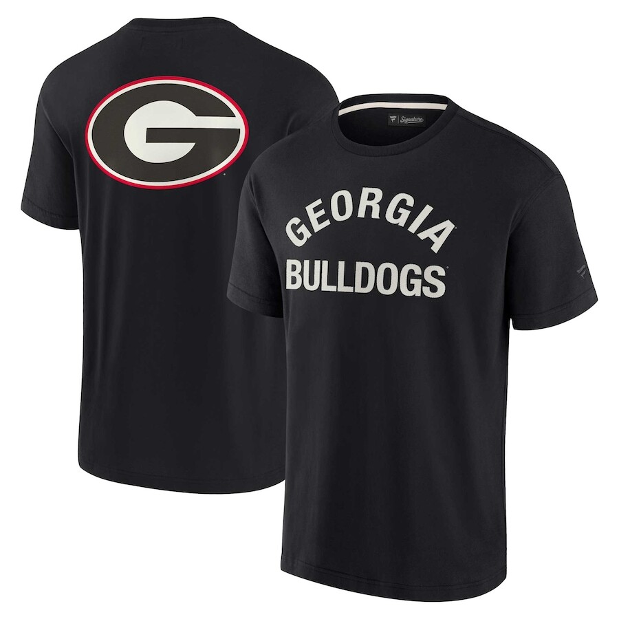 

Футболка с коротким рукавом Fanatics Signature Georgia Bulldogs, черный