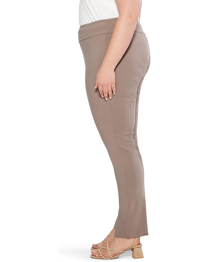 

Брюки NIC+ZOE Plus Size Wonderstretch Straight Pants, цвет Shiitake