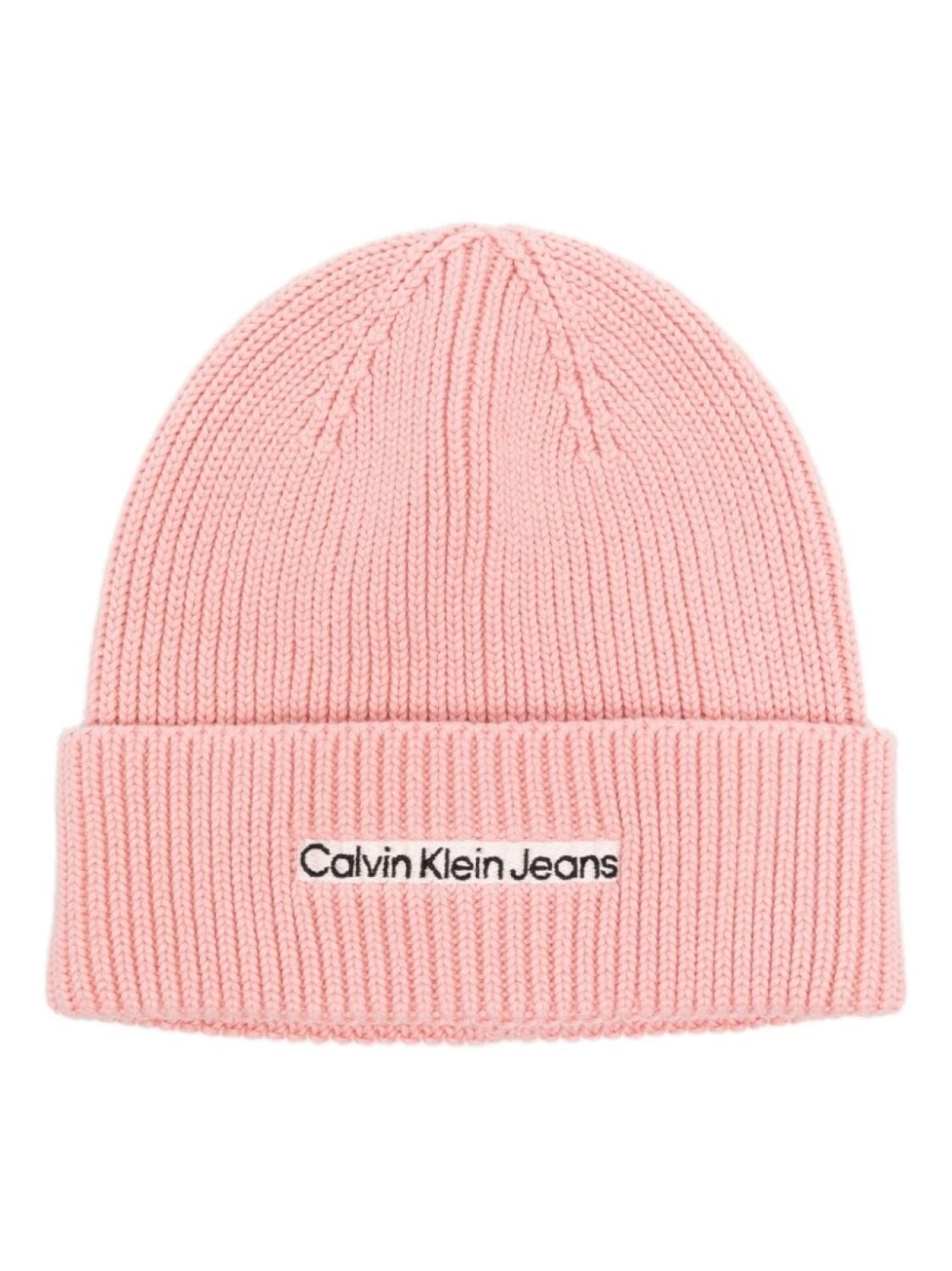 

Calvin Klein Jeans шапка бини Institutional из органического хлопка, розовый