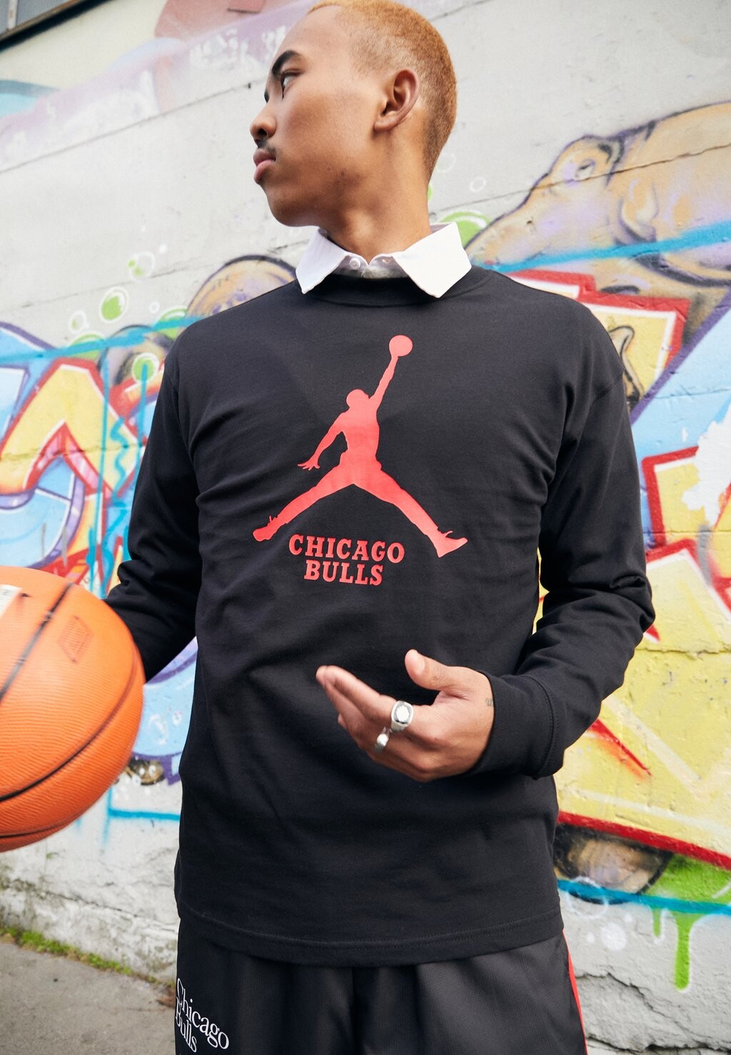 

Team ФУТБОЛКА NBA CHICAGO BULLS Nike, черная, Черный
