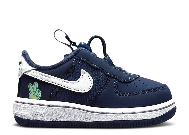 

Кроссовки Nike FORCE 1 TOGGLE SE TD 'PEACE', нави