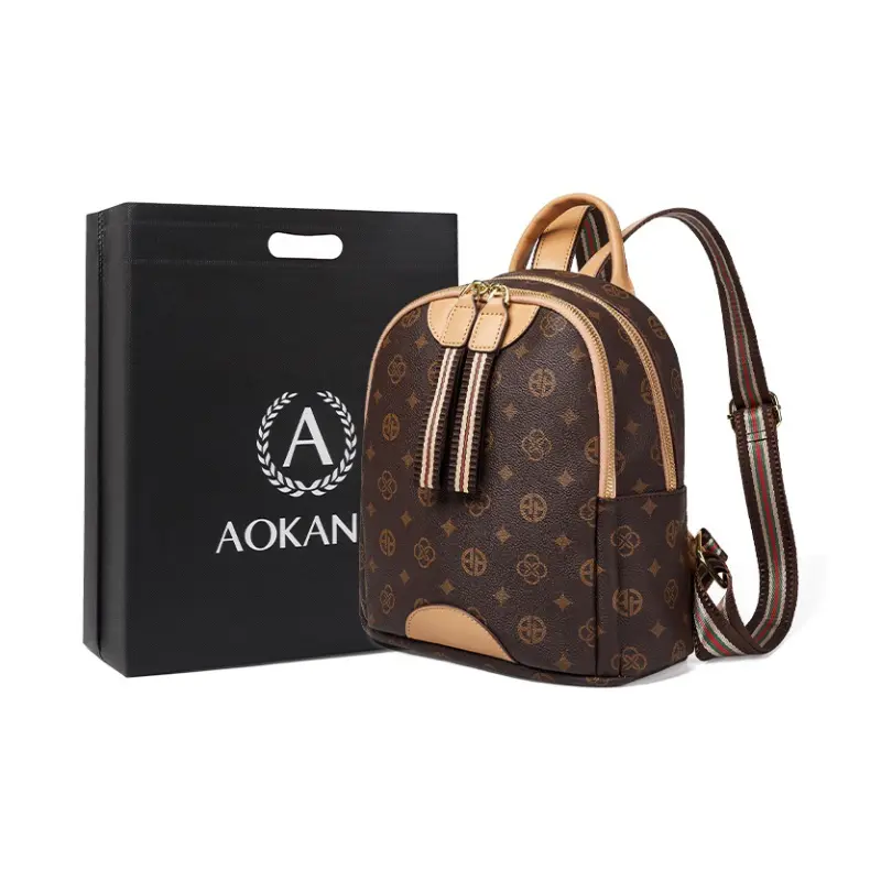 

Женский рюкзак AOKANG, Кофе - 701935