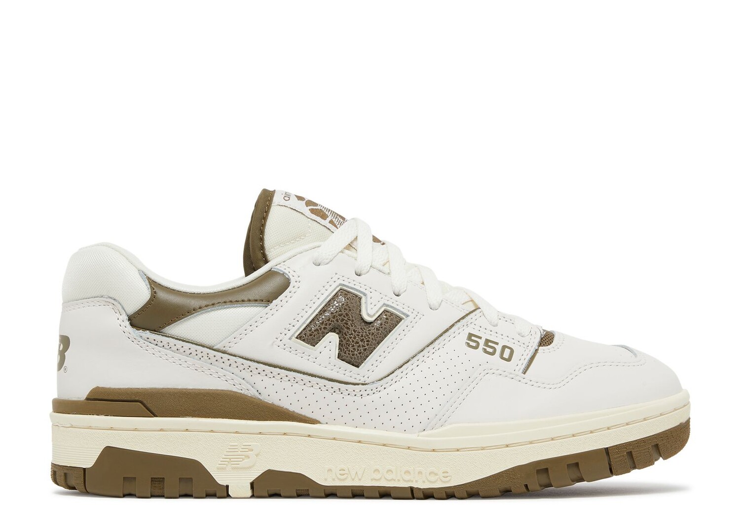 Кроссовки New Balance Aimé Leon Dore X 550 'Olive', белый кроссовки new balance aimé leon dore x 860v2 white кремовый