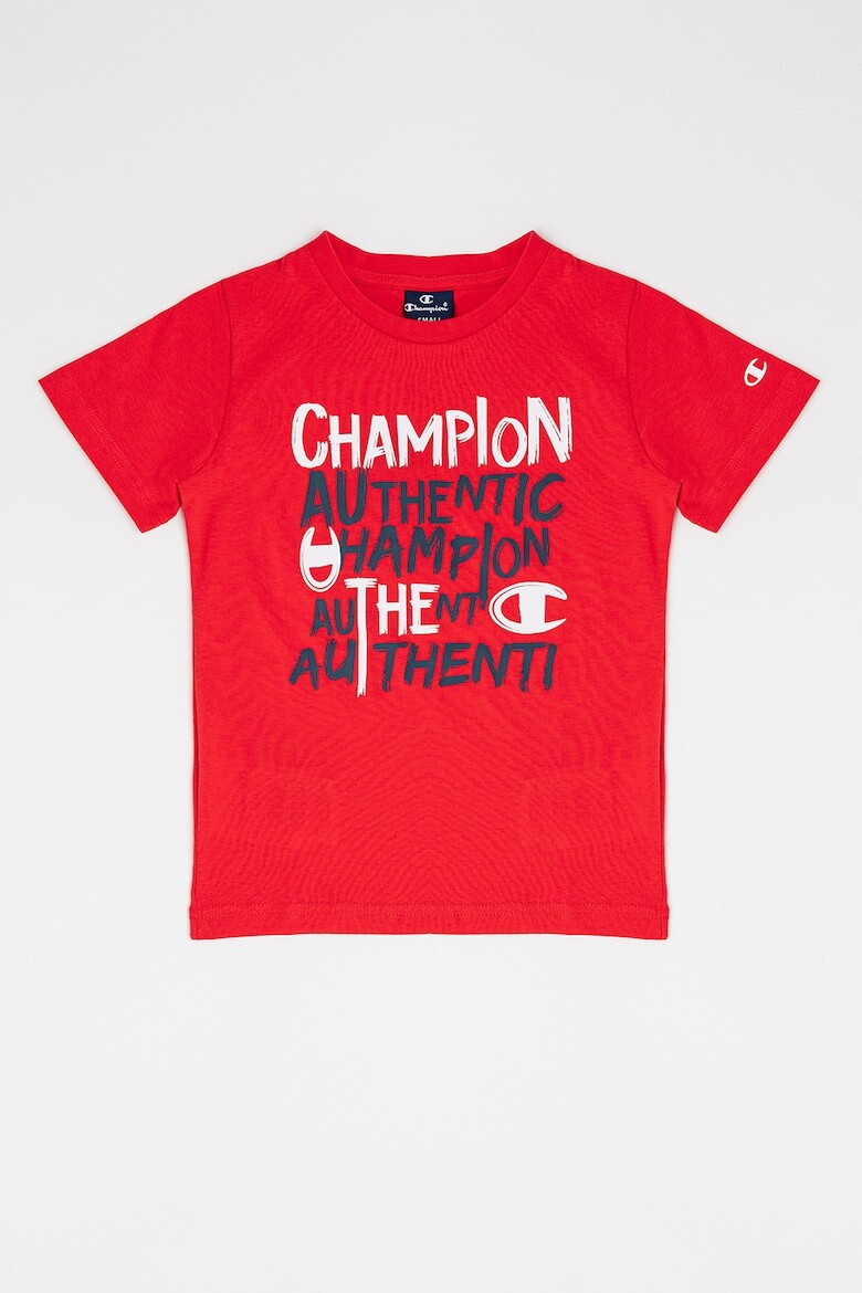 

Аутентичная футболка с овальным вырезом Champion, красный