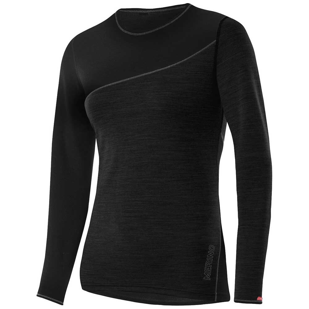 

Базовый слой с длинным рукавом Loeffler Transtex Merino, черный