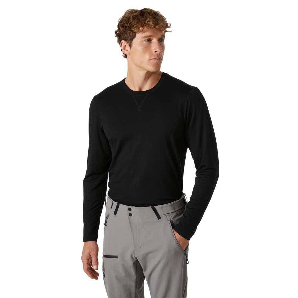 

Футболка с длинным рукавом Helly Hansen Merino Crew, черный