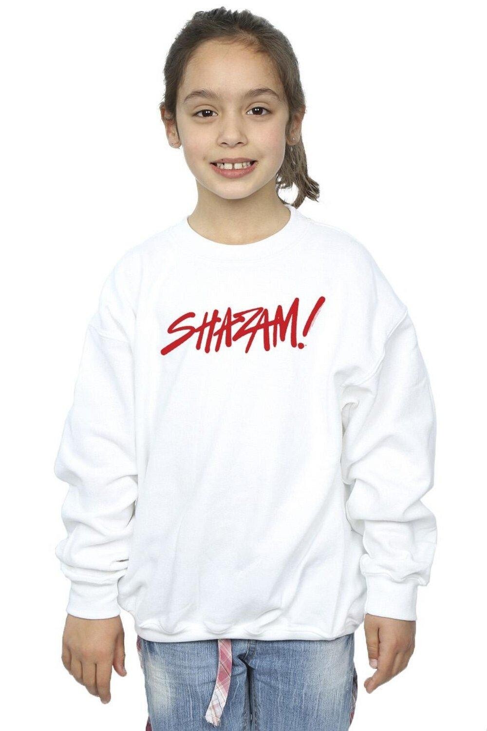

Толстовка с логотипом Shazam Fury Of The Gods DC Comics, белый