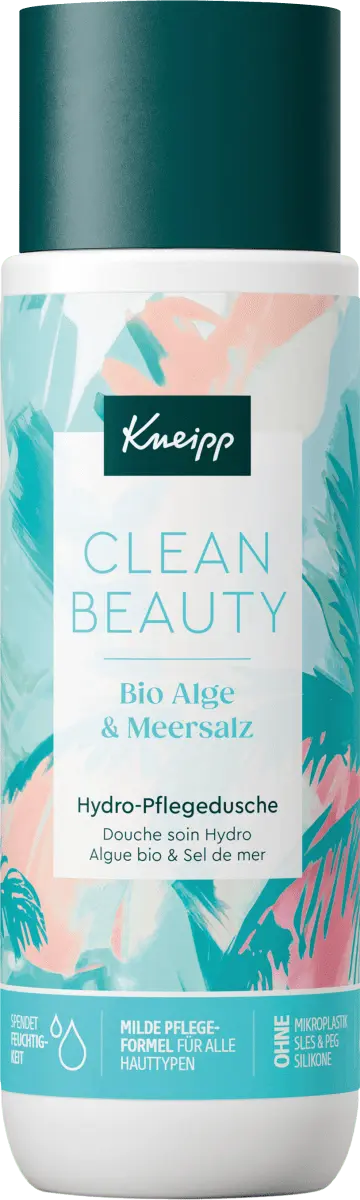 

Уход за душем Clean Beauty водорослями и усилителем Морская соль 200 мл. Kneipp