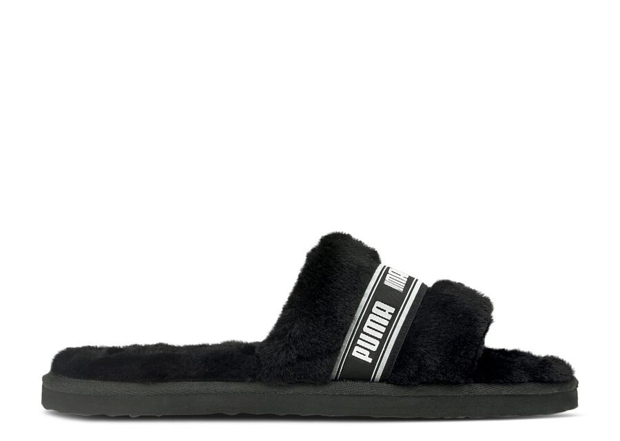 

Кроссовки Puma Fluff Slide Jr 'Black', черный