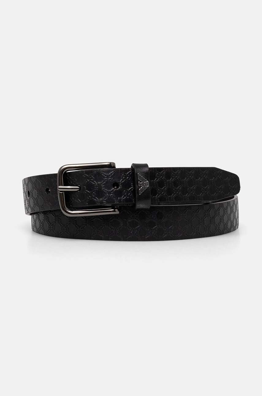 

Кожаный ремень Emporio Armani, черный