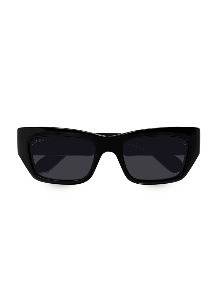 

Солнцезащитные очки «кошачий глаз» Sharp 55MM Gucci, черный