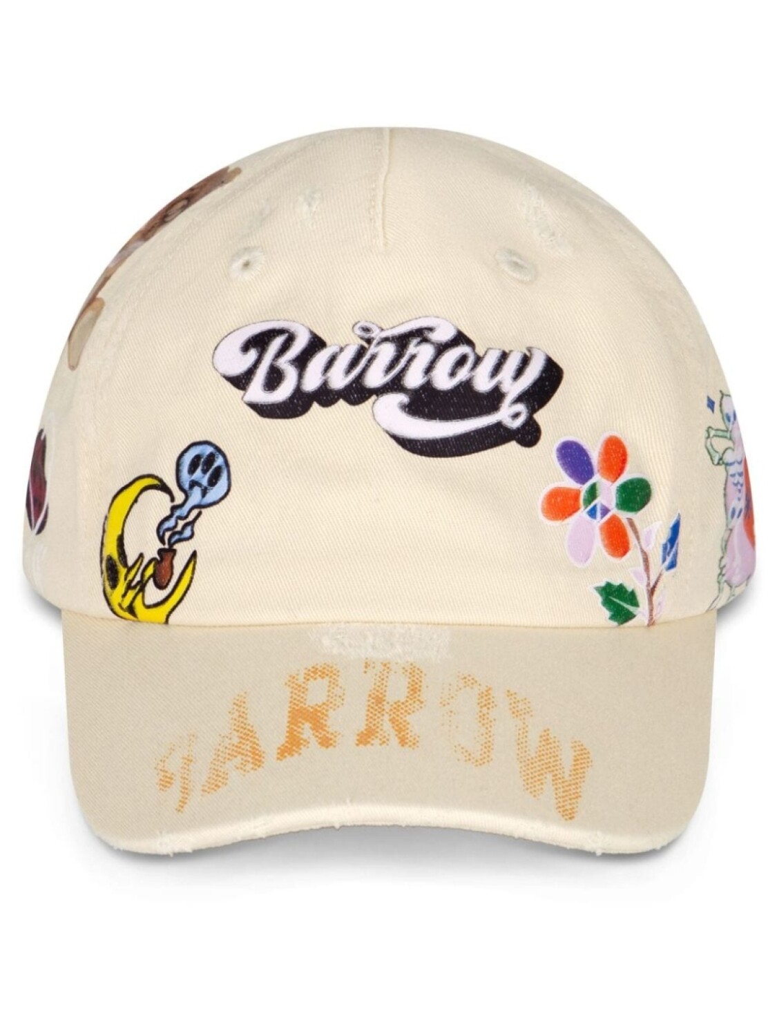 

BARROW кепка с графичным принтом, серый