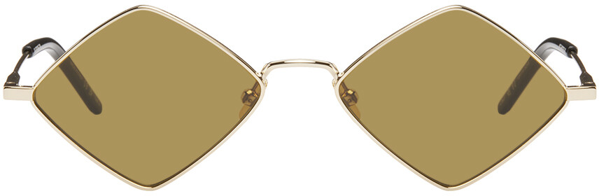 

Золотые солнцезащитные очки SL 302 Saint Laurent
