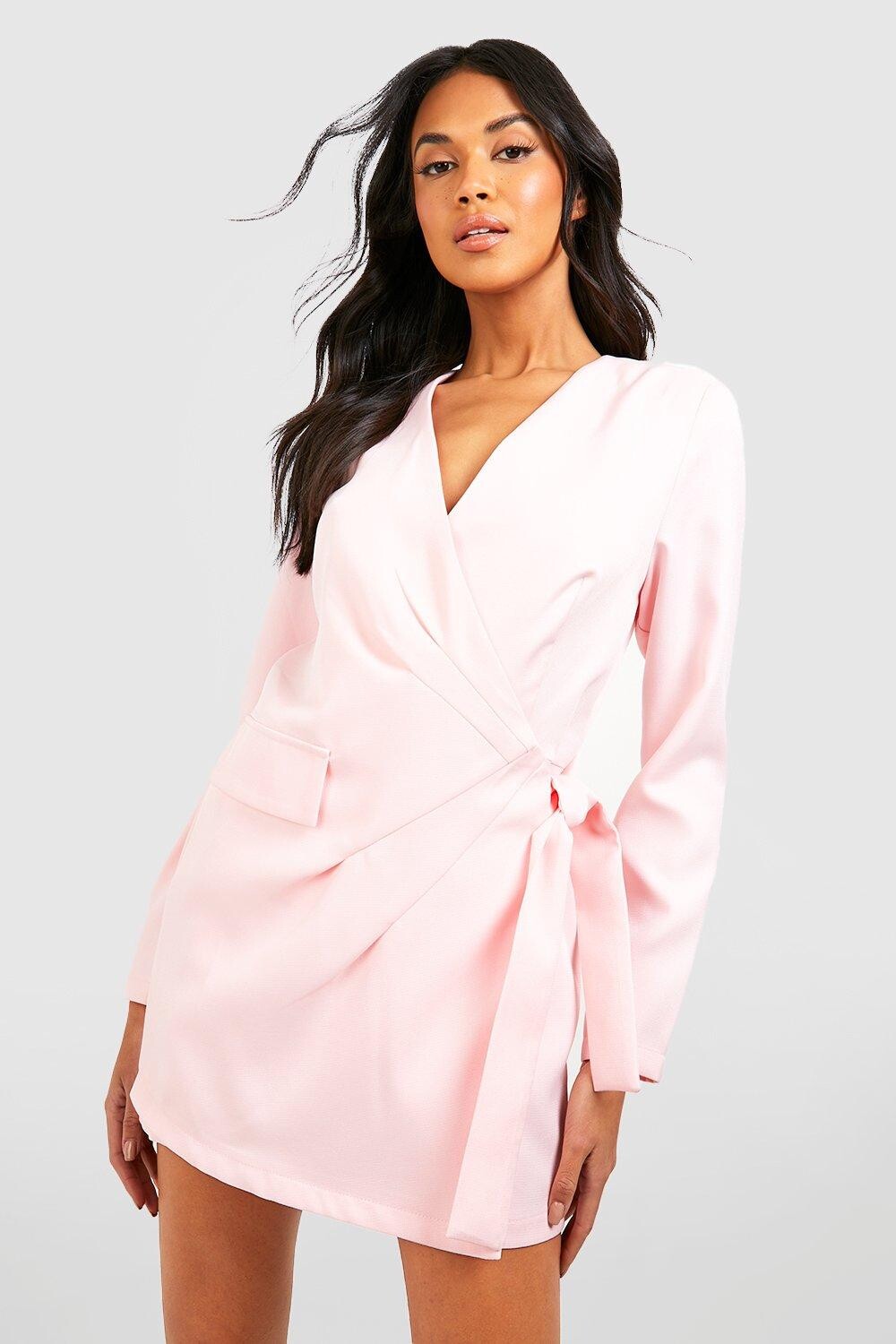 

Специальный комбинезон с запахом Boohoo, розовый