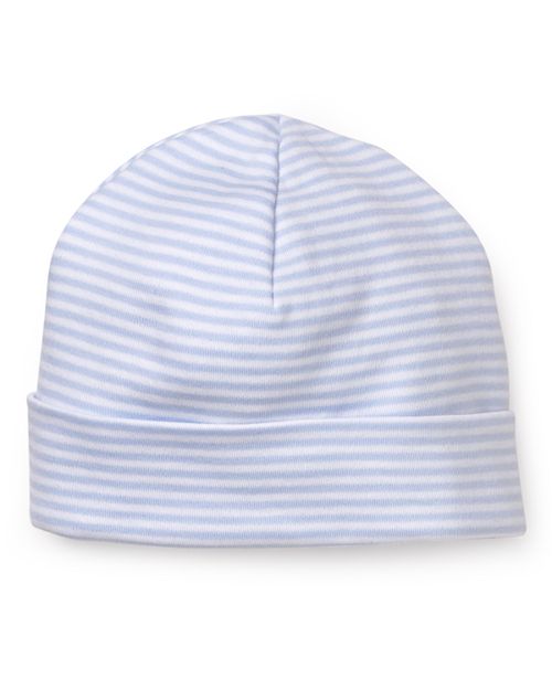цена Полосатая шапка для мальчика – детская Kissy Kissy, цвет Blue