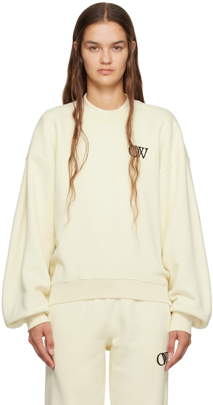 

Off-White Толстовка из флока Off-White