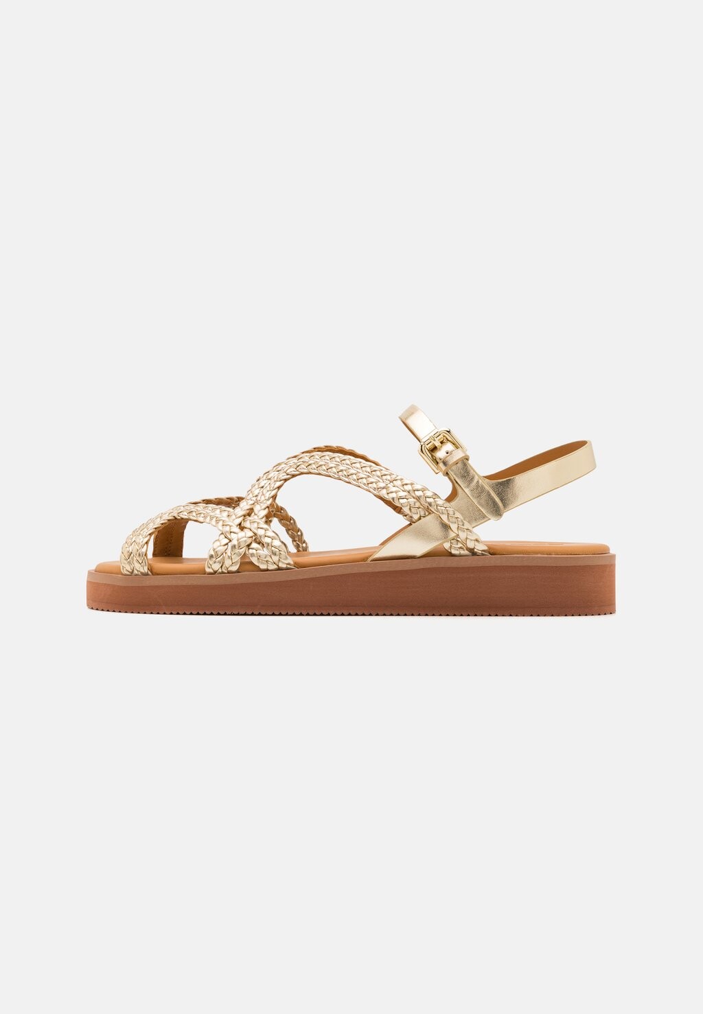 

Босоножки на платформе SANSA See by Chloé, цвет light gold