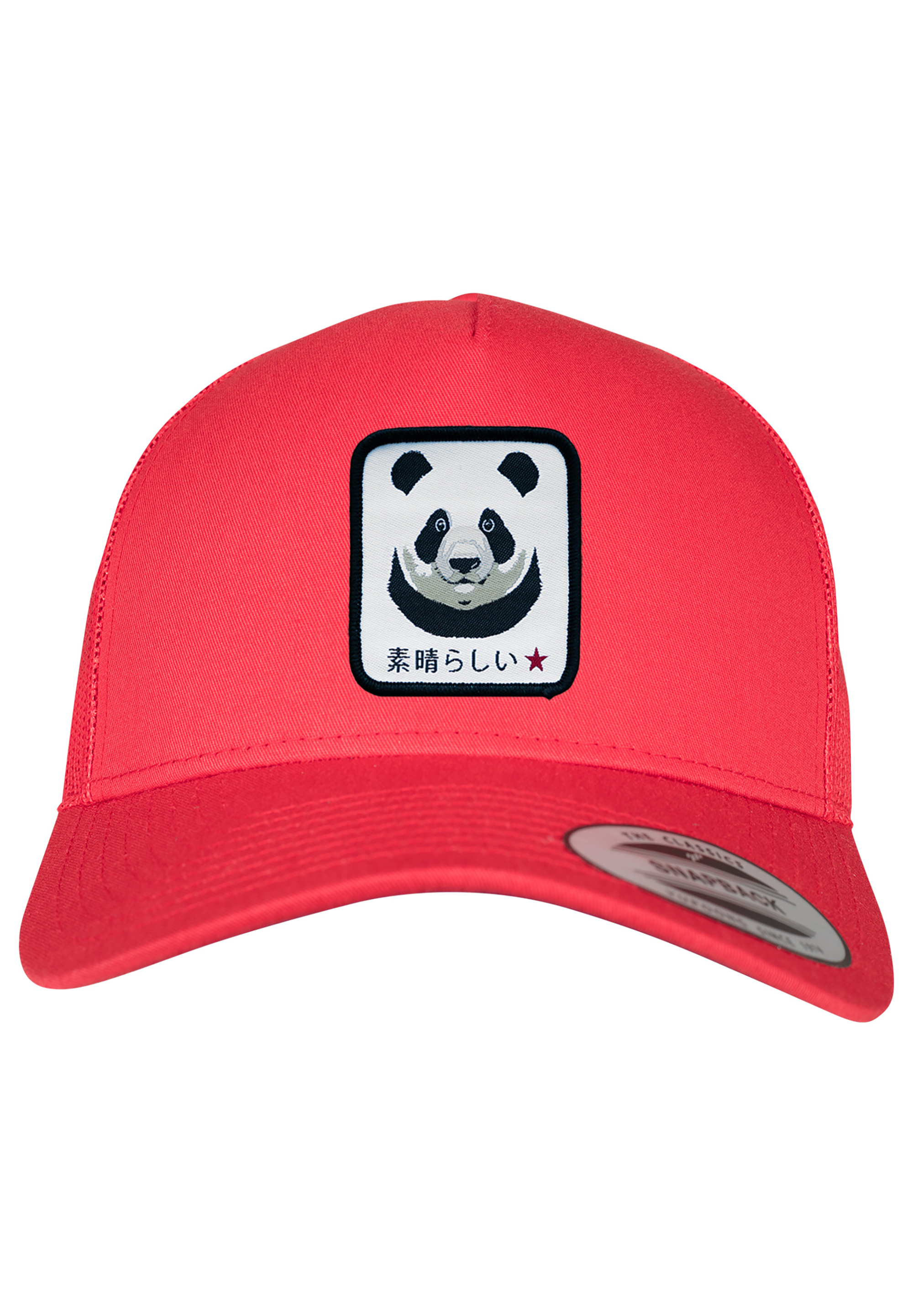 Кепка F4NT4STIC Trucker Cap Panda, красный