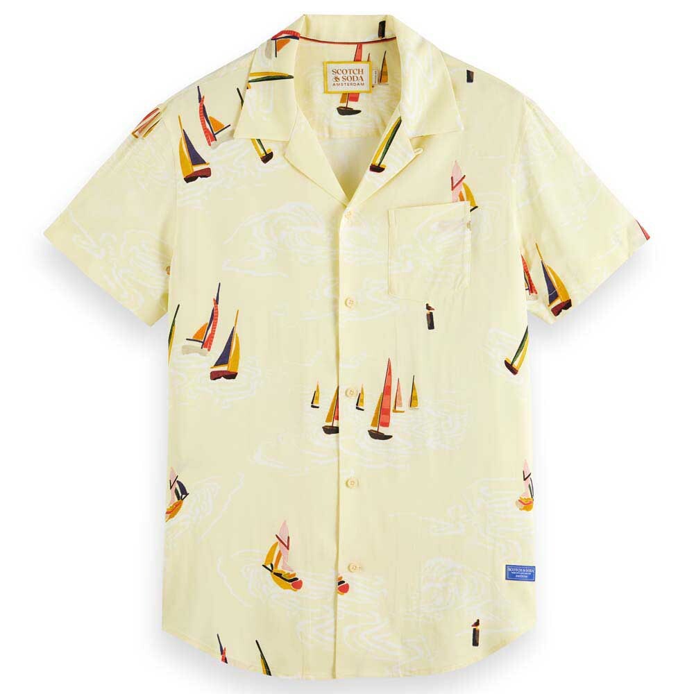 

Рубашка с коротким рукавом Scotch & Soda 175502, желтый