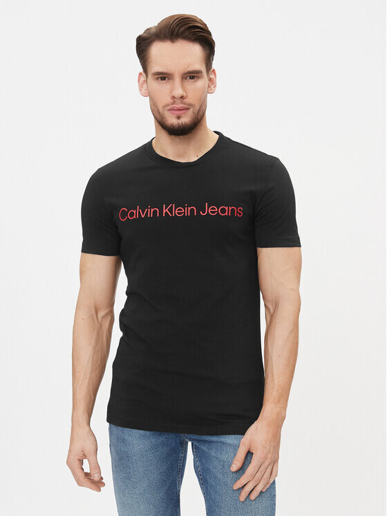 

Футболка узкого кроя Calvin Klein, черный