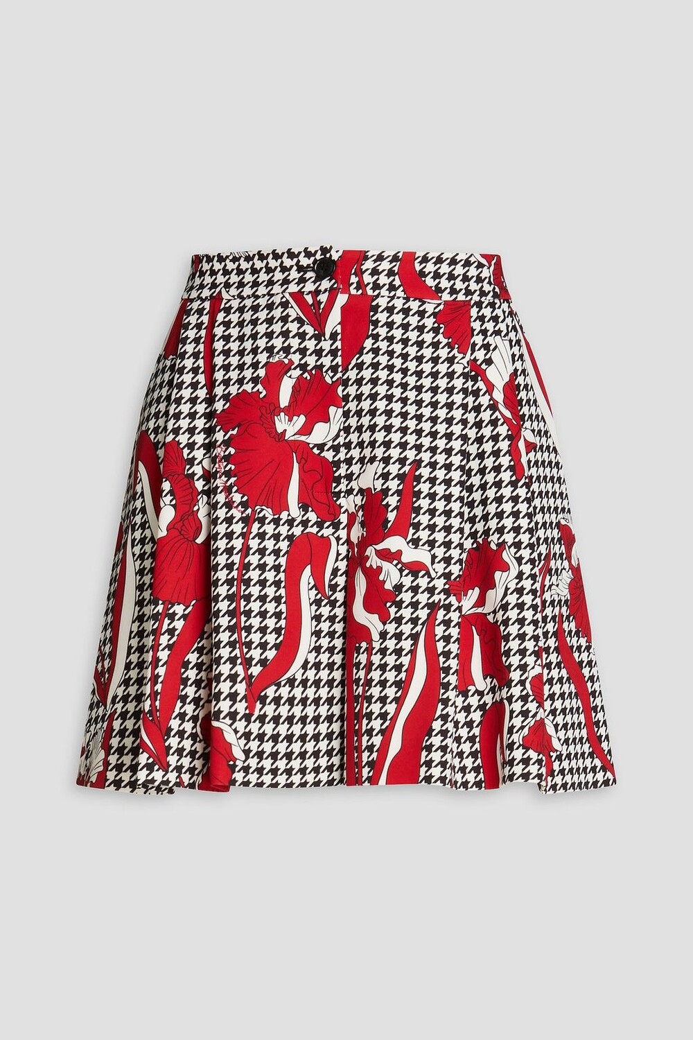 

Плиссированные шорты из крепа с принтом BOUTIQUE MOSCHINO, белый